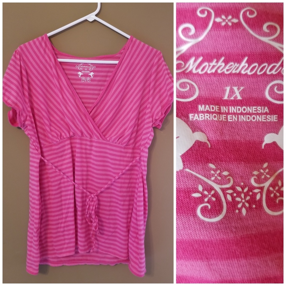 Pink Motherhood Maternity shirt